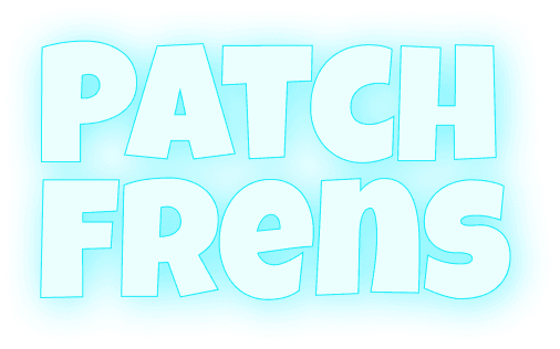 Patch Frens as Logo Text